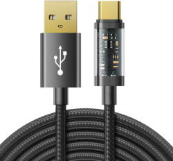 JOYROOM USB cable - USB Type C for charging / data transmission 3A 2m black (S-UC027A20) - vexio