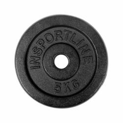 inSPORTline Disc Greutate fier inSPORTline Castblack 5 kg/30 mm (744) - sport-mag