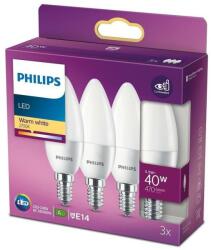 Philips KÉSZLET 3x LED Izzó Philips B35 E14/5, 5W/230V 2700K 8718699773175 (P5399)