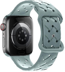 Hoco Curea silicon Hoco Flexible Bamboo compatibila cu Apple Watch 1/2/3/4/5/6/SE, 38/40/41mm, Bej