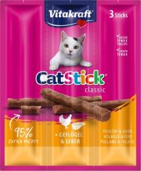 Vitakraft Cat-Stick Classic szárnyasos és májas húsrudak macskáknak (3 x 6 g) 18 g
