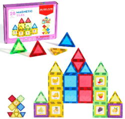 Magplayer Set de constructie magnetic 3D - 28 piese PlayLearn Toys