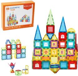 Magplayer Set de constructie magnetic 3D - 88 piese PlayLearn Toys