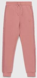 Guess pantaloni de trening pentru copii culoarea roz, neted PPYX-SPG00I_38X