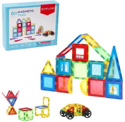 Magplayer Set de constructie magnetic 3D - 60 piese PlayLearn Toys