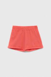 Guess pantaloni scurți din bumbac pentru copii culoarea roz, neted PPYX-SZG01I_30X