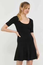 GUESS rochie culoarea negru, mini, evazati PPYX-SUD02C_99X