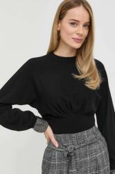 GUESS pulover femei, culoarea negru, light PPYX-SWD01B_99X