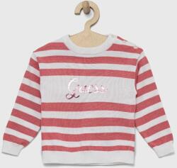 GUESS pulover copii culoarea roz, light PPYX-SWG006_42X