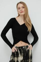 GUESS pulover femei, culoarea negru, light PPYX-SWD01J_99X