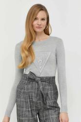 GUESS pulover femei, culoarea gri, light PPYX-SWD012_90X