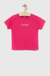 GUESS tricou copii culoarea roz PPYX-TSG03T_42X