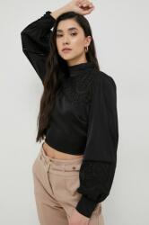 GUESS bluza femei, culoarea negru, cu imprimeu PPYX-SWD011_99X
