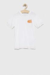 GUESS tricou de bumbac pentru copii culoarea alb, cu imprimeu PPYX-TSB05T_00X