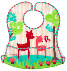  BabyOno fólia - frottír előke zsebes 6+ őzike