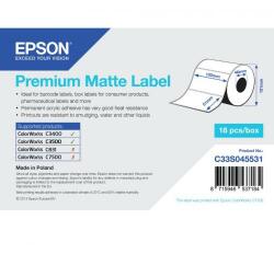 Epson Prémium Matt inkjet 102mm x 51mm 650 címke/tekercs
