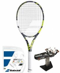 Babolat Rachetă tenis "Babolat Pure Aero Lite - grey/yellow/white + racordaje + servicii racordare