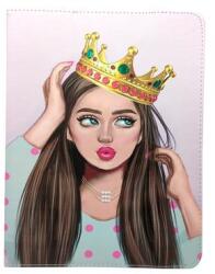 GreenGo Tablet tok, 7-8'', Lady and crown (21, 5 x 15 cm)