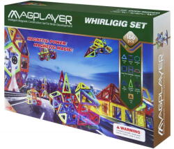 Magplayer Joc de constructie magnetic - 166 piese (MPA-166)