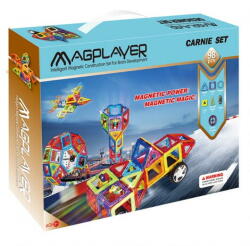 Magplayer Joc de constructie magnetic - 98 piese (MPA-98) Jucarii de constructii magnetice