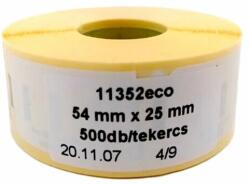 DYMO Etikett DYMO Label Writer 25x54 mm 500 db/tekercs (11352ECO)