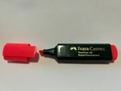 Faber-Castell Szövegkiemelő FABER-CASTELL Superfluorescent Textliner 48 piros
