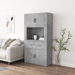 vidaXL Dulap înalt, gri beton, lemn compozit (3185371) Comoda