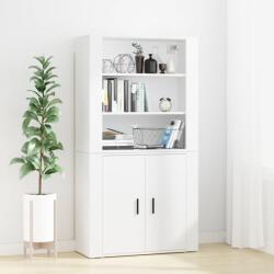 vidaXL Dulap înalt, alb, lemn compozit (3185359) Comoda