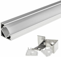 OPTONICA АЛУМИНИЕВ ПРОФИЛ ЗА LED ЛЕНТА 18 mm - ANGLE L=1m (5194)