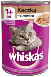 Whiskas Adult 400 g teljes értékű nedves eledel felnőtt macskáknak, darabos kacsával zselében