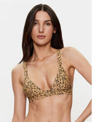 Volcom Bikini partea de sus Yess Leopard O1412303 Bej Costum de baie dama