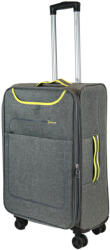 Benzi Airy szürke 4 kerekű bővíthető közepes bőrönd (BZ5661-szurke-M)