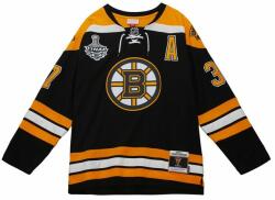 Mitchell & Ness Boston Bruins #37 Patrice Bergeron NHL Stanley Cup Jersey black/yellow