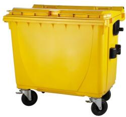  770 L-es lapos tetejű hulladékgyűjtő tartály (sárga) (07_0029-4_hulladekgyujto)