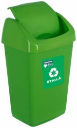 Vanora Recycle eco swing bin Vanora 35, yellow size: 35 x 29 x 57 cm material: plastic (HR-AL-35V)