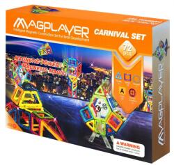 Magplayer Set de constructie magnetic - 72 piese (EDUC-MPA-72) Jucarii de constructii magnetice