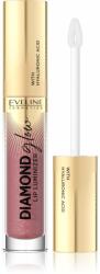 Eveline Cosmetics Diamond Glow Luciu de Buze sclipitor cu acid hialuronic culoare 11 Rose Nude 4, 5 ml