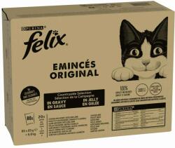 FELIX 80x85g Felix Classic vidéki válogatás nedves macskatáp