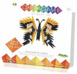 CreativaMente - Creagami 3D origami szettek Creagami -3D origami készlet, Pillangó (mini) (CRE703)
