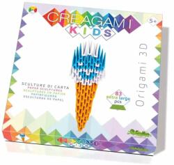CreativaMente - Creagami 3D origami szettek Creagami Kids-3D origami készlet, Fagyi (CRE843)