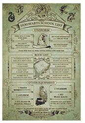 Pyramid Harry Potter (Hogwarts school list) maxi poszter (PP34102)
