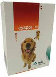 MSD Ex-Spot A. U. V. kullancs és bolha elleni csepp kutyáknak 6x1ml