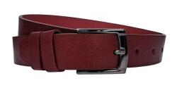 Alpe Leather Curea barbati, eleganta, pentru costum, din piele naturala, Bordeaux, 3cm - CK74VIS (CK74VIS)