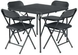 Outwell Corda Picnic Table Set asztal és szék szett fekete