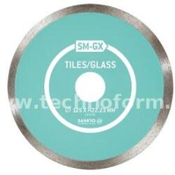 Sankyo SMGX230400 Gyémánttárcsa 230x25, 40 mm üvegre és a legkeményebb burkolóanyagokra (SMGX230400)