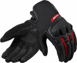 Rev'it! Gloves Duty Negru/Roșu 2XL Mănuși de motocicletă (FGS182-1200-XXL)
