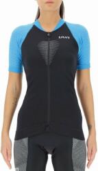 UYN Granfondo OW Biking Lady Shirt Short Sleeve Blackboard/Danube Blue S (O101972-B788-S)