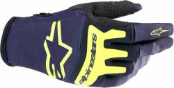Alpinestars Techstar Gloves Night Navy/Yellow Fluorescent 2XL Mănuși de motocicletă (3561023-7455-XXL)