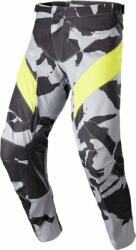 Alpinestars Racer Tactical Pants Gray/Camo/Yellow Fluorescent 30 Motocross pantaloni (3721223-9255-30)