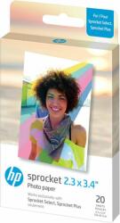 HP Zink Paper Sprocket Select 20 Pack Hârtie fotografică (HPIZL2X320)